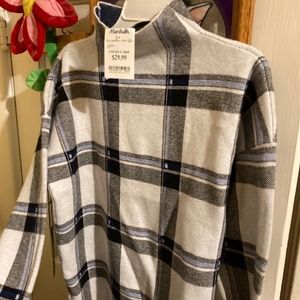 Tahari Plaid Turtleneck